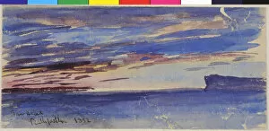 Images Dated 17th January 2011: Sunset Study, Fair Head, Ballycastle