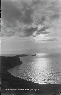 Swansea Prints: Sunset at Worm's Head