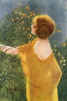 Sunshine Prints: The Sunshine Girl by Raphael Kirchner
