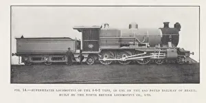 Superheater locomotive of the 4-6-2 type