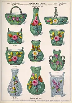 Superior Prints: Superior China with raised flowers, Plate 70