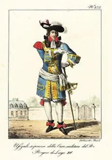 Epaulette Prints: Superior Officer in the Military Household of the King of France
