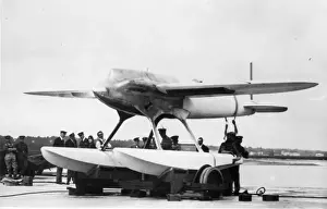 Calshot Prints: Supermarine S4 at Calshot in August 1925