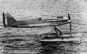 Controls Prints: Supermarine S5 N221 with Flt Lts M Kinkead at the controls