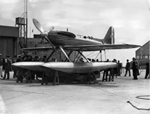Supermarine S6B S1595 now on display in the Science Museum