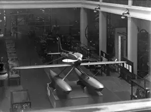 Supermarine S6B S1595 on display in the Science Museum in
