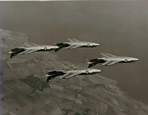 Coastline Collection: Four Supermarine Scimitars of 807 Squadron