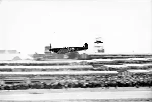 Supermarine Spitfire during an air show