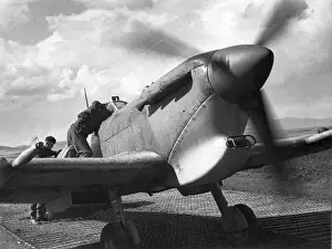 Filter Prints: Supermarine Spitfire fitted with a tropical filter