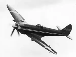 Supermarine Prints: Supermarine Spitfire FRXIVC G-FIRE / NH904 at Biggin Hill