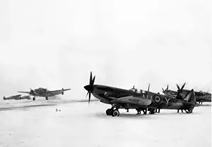 Supermarine Prints: Supermarine Spitfire XVIe of Canadian No421 Squadron, R