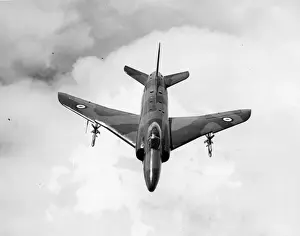 Supermarine Prints: Supermarine Swift F7 fitted with Fireflash missile