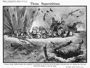 Bruce Collection: Those Superstitions by Bairnsfather