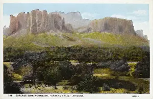 Outcrop Prints: Superstitution Mountain - Apache Trail - Arizona, USA