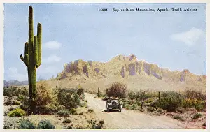 Apache Prints: Superstitution Mountains, Apache Trail - Arizona, USA