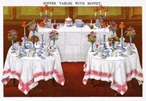 Images Dated 5th April 2018: SUPPER TABLES & BUFFET SUPPER TABLES & BUFFET