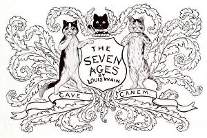 Beware Gallery: Supplement front cover, The Seven Ages by Louis Wain