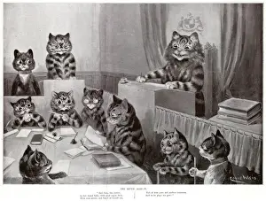 Supplement, The Seven Ages by Louis Wain - Five