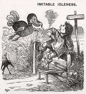 Idleness Prints: and suppose it isn't dead after all ? Date: 1856