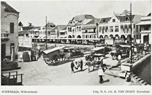 Porters Prints: Surabaya, Indonesia - Street Scene