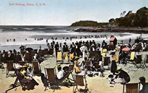 Images Dated 20th November 2018: Surf bathing, Manly Beach, Sydney, NSW, Australia