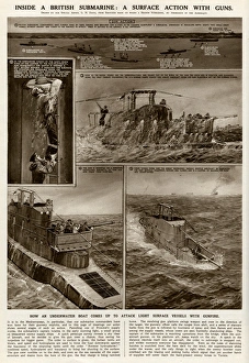 Surface action with guns by G. H. Davis