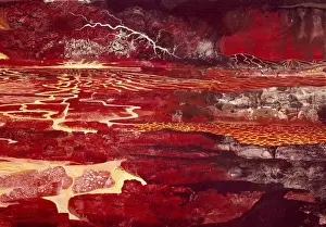 Evans Prints: Surface of the early Earth