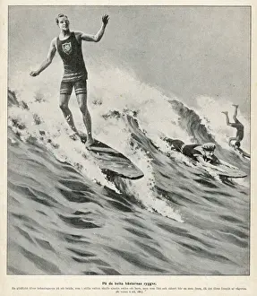 Stand Prints: Surfing in 1910