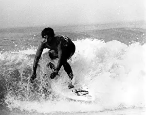 Surfing championships at Newquay, Cornwall