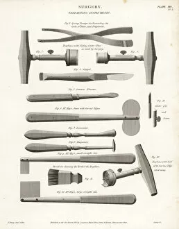 Brush Gallery: Surgical trepanning equipment from the 19thC