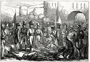 Peace Prints: Surrender of Asirghar Fort, India, 9 April 1819, bringing an end to the Third