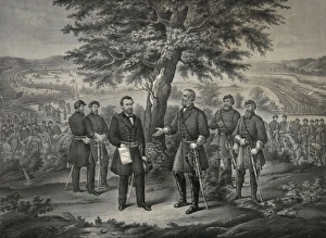The surrender of General Lee and his entire Army to Lieut. G The surrender of General Lee and his entire Army to Lieut. G