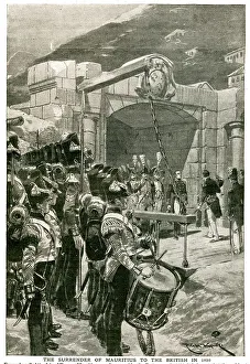 Mauritius Prints: Surrender of The Mauritius To The British In 1810