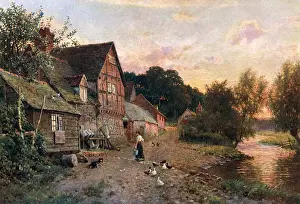 Dairy Prints: Surrey Dairy Farm 1906
