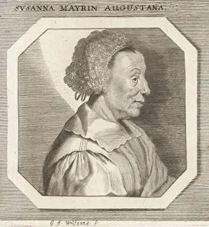 Augsburg Prints: Susanna Mayr, German Baroque painter, 1600-1674