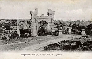 Suspension Collection: Suspension Bridge, Middle Harbour, Sydney, Australia