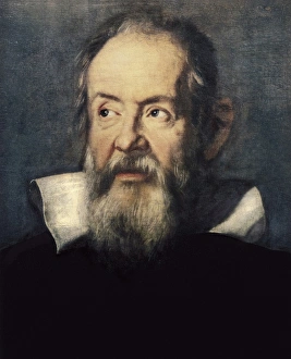Renaissance Collection: SUSTERMANS, Joost (1597-1681). Portrait of Galileo