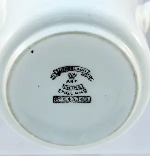 Triple Prints: Sutherland China cream jug - Flags of the Allies