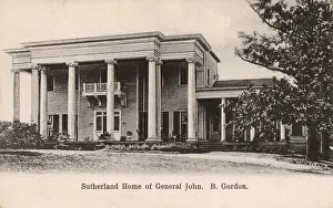 Confederate Prints: Sutherland House, Kirkwood, Atlanta, Georgia, USA