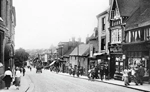 Coldfield Prints: Sutton Coldfield Mill Street early 1900s