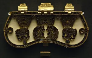 Ornamental Prints: Sutton Hoo Treasure. Purse lid. 7th-8th centuries AD