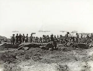 Images Dated 17th December 2012: Suvla Bay. 6th Aug. Gallipoli, 1915