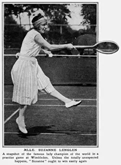 Suzanne Prints: Suzanne Lenglen 1923