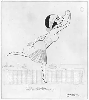 Bandeau Prints: Suzanne Lenglen by Fred May