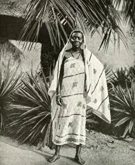 Tanzania Prints: Swahili woman, Zanzibar peninsula, Tanzania, East Africa