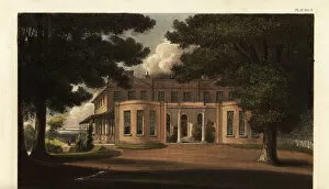 Stockdale Collection: Swainston Manor, Isle of Wight, seat of Sir Fitzwilliam