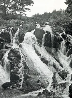 Images Dated 17th May 2021: Swallow Falls, Betws-y-Coed, Gwynedd, North Wales