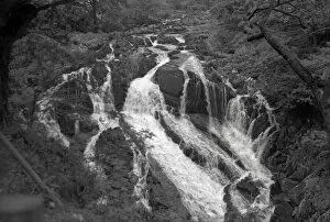 Images Dated 7th January 2020: Swallow Falls - the Rhaeadr Ewynnol, Wales