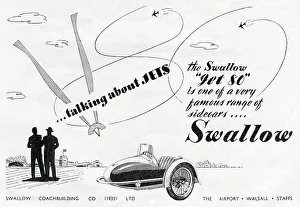 Airforce Prints: The Swallow Jet 80 Motorcycle Sidecar