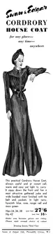 Swan and Edgar Cordrory House Coat advert, 1940